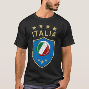 Italië Voetbal - Italiaanse Italia Vlag Voetbal Sp T-shirt