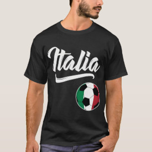Italië Voetbal Italië Vlag Italiaans Football T-shirt