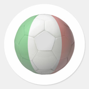 Italië Voetbal Ronde Sticker