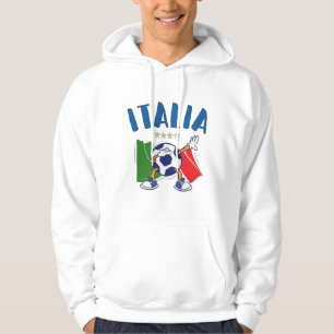 Italië Voetbal vlag 4 sterren Hoodie