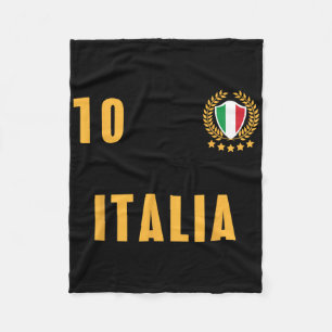 Italië Voetbalshirt Italia Voetbal Team Pret Fleece Deken