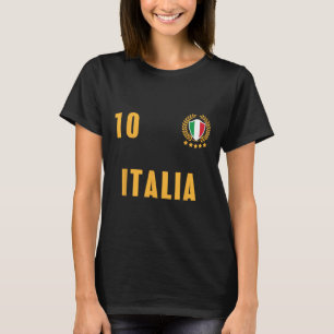Italië Voetbalshirt Italia Voetbal Team Pret  T-shirt