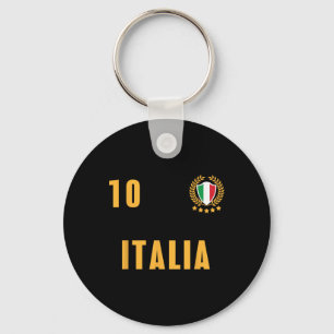 Italië Voetbalshirt Italia Voetbalteam Fun Sleutelhanger