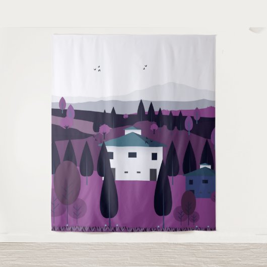 Italië Wandkleed (Voorkant)