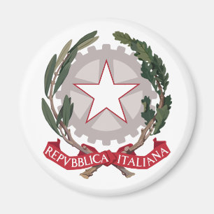 Italië Wapen wapens landsymbool vlag embleem Itali Magneet