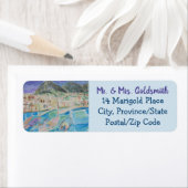 Italië Waterverf Adresetiketten Etiket (Insitu)