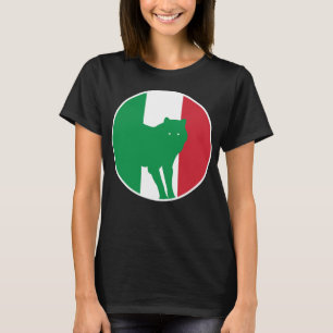 Italië Wolf Italiaanse nationale dierenvlag T-shirt