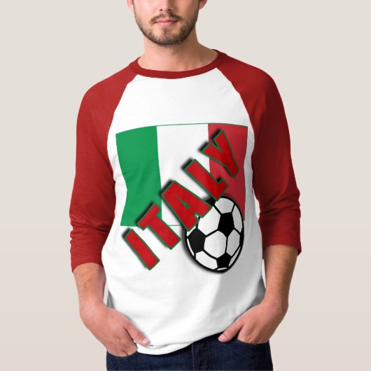 ITALIË World Soccer Fan Tshirts (Voorkant)