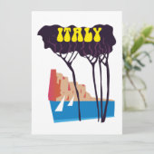Italië zeilreisposter (Staand voorkant)