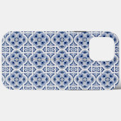 Italien Amalfi bleu carrelage blanc iPhone / coque (Verso (horizontal))
