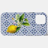 Italien Amalfi bleu carrelage blanc iPhone / coque (Verso (horizontal))