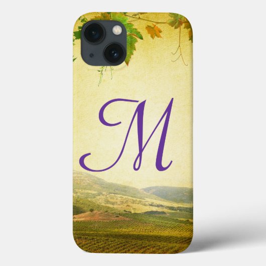 Italien Campagne Winery Monogram Coque ipad (Verso)