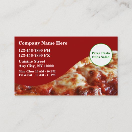 Italien Carte de visite (Devant)