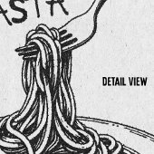 Italien Donnez-moi plus Pasta Poster Retro tendanc