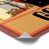 Italien Femme & Vin, Vino Poster (Coin)