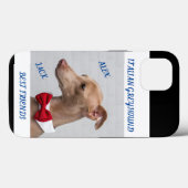ITALIEN GREYHOUND APPLE IPHONE 13 COQUE & NOMS. (Verso (horizontal))