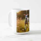 Italien Greyhound Élégant race café Mug (Devant gauche)