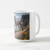 Italien Greyhound Élégant race café Mug (Devant droit)
