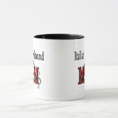 Italien Greyhound Maman Mug (Centre)