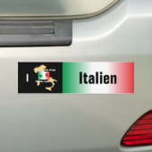 Italien - Italia Autoaufkleber Bumpersticker (Op auto)