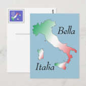 Italien - Italia Postkarte Briefkaart (Voorkant / Achterkant)