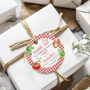 Italien Méditerranéen Merci étiquette cadeau