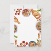 Italien Petit Baby shower de viande Merci (Dos)