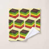 Italien Rainbow Sept Couches Noël Noël Noël Cookie (Gant de toilette)