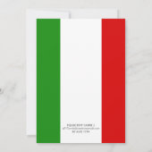 Italien Theme Post Mariage Brunch | Invitation du (Dos)