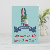 Italoamericano Italienne Américaine Invitations (Debout devant)