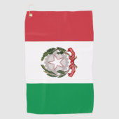 Italy flag phone case golfhanddoek (Voorkant)