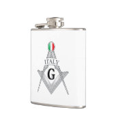 Italy freemasonry sign heupfles (Links)