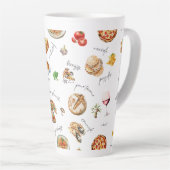 Italy Fun Food Chef Colorful Latte Mok (Rechterhoek)