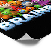 Italy Italian Brainrot Funny Meme Characters Trend Poster (Hoek)