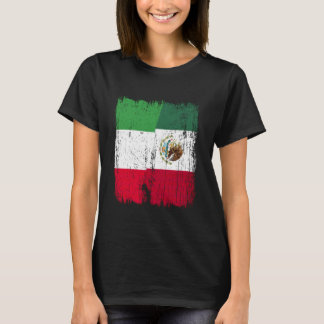 Italy Mexico Half Flag Italian Mexican Heritage T-shirt