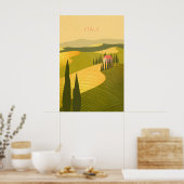 Italy Minimal Travel Poster (Cuisine)