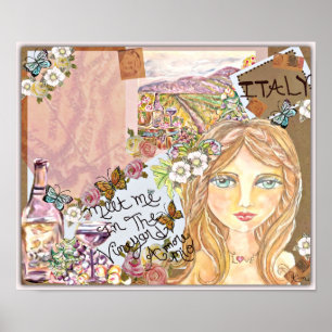 ~Italy Vineyard Fantasy ~ Poster