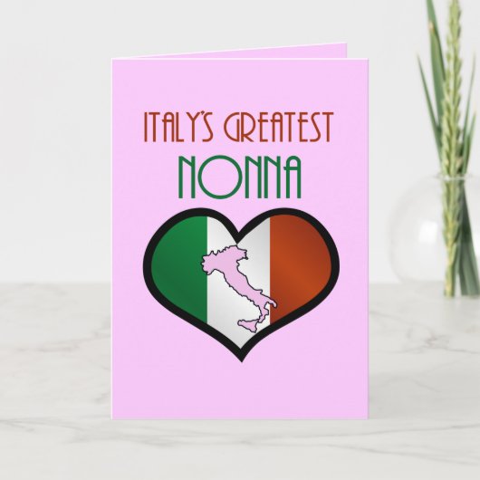Italy's Grootste Nonna Kaart (Voorkant)