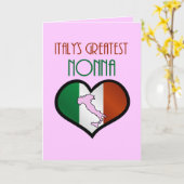 Italy's Grootste Nonna Kaart (Gele Bloem)