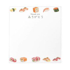 Itamae〈Sushi Chefs) collection ありがとう Japanese Notitieblok