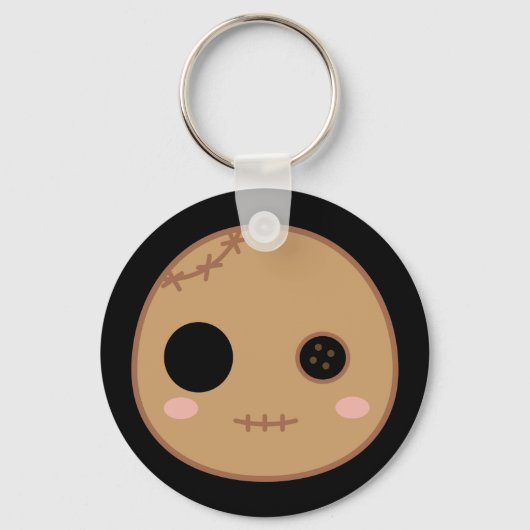 Itami de Voodoo Doll Head Sleutelhanger (Voorkant)