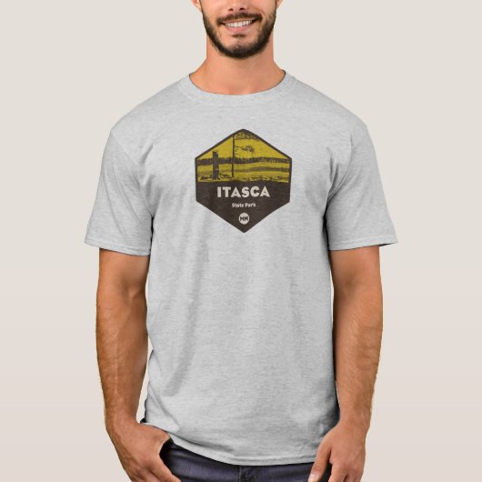 Itasca State Park Minnesota T-shirt (Voorkant)