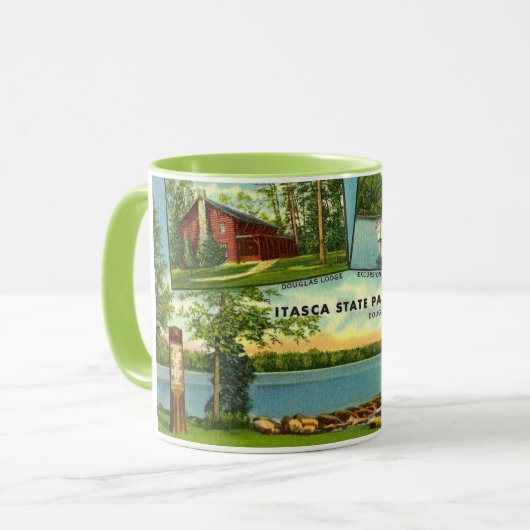 Itasca State Park  publiek en Mok (Voorkant links)