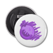 ITD Blurberries en crème Button Flesopener (Voorkant)