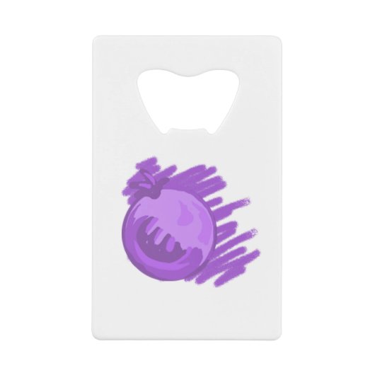 ITD Blurberries en crème Kredietkaart Flessenopener (Voorkant)