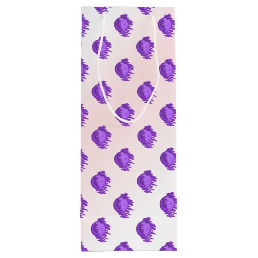 ITD Blurberries en crème Wijn Cadeautas (Achterkant)