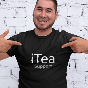 iTea ondersteuning - Een pap voor theeddrinkers T-shirt
