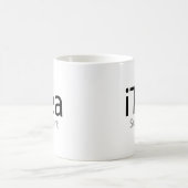 iTea-ondersteuning - Een vadergrap voor theedrinke Koffiemok (Center)