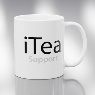 iTea support - Een papa woordspeling voor theedrin Koffiemok