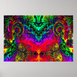 Iterate Imagery Black Light Poster #1